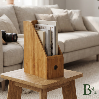 Bambori Storia | Bamboe magazinehouder voor een opgeruimd huis & kantoor