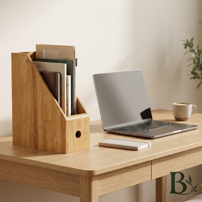 Bambori Storia | Bamboe magazinehouder voor een opgeruimd huis & kantoor