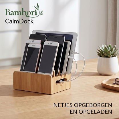 Bambori CalmDock | Al je toestellen netjes opgeborgen en opgeladen