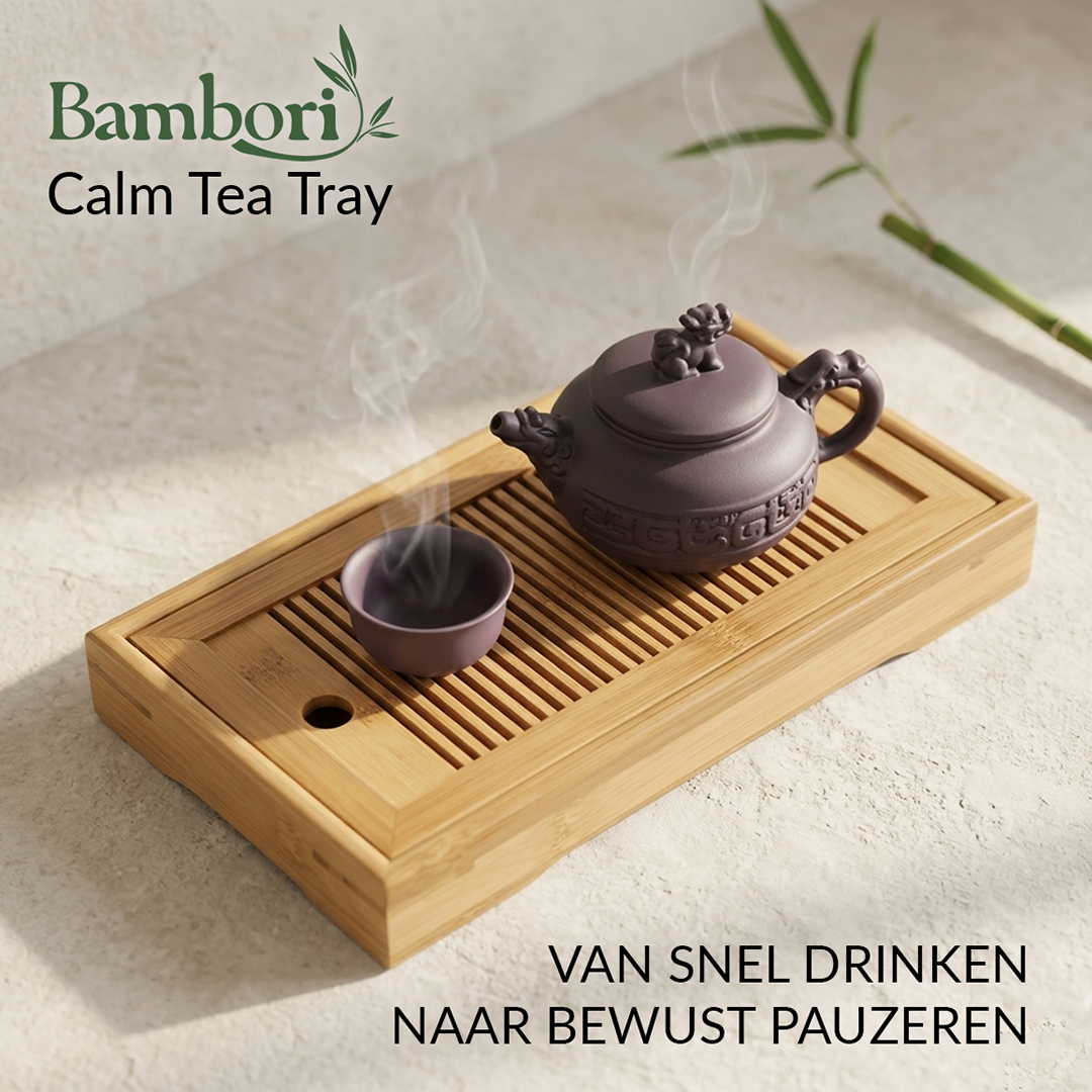 Bambori Calm Tea Tray | Jouw dagelijkse rustmoment